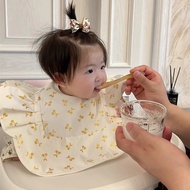 Waterproof food Bib, PVC food apron, waterproof, dirt-proof, Korean PVC baby feeding apron, waterpro