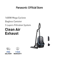 PANASONIC MC-CL601 POWERFUL 1600W CYCLONE BAGLESS CANISTER VACUUM CLEANER MC-CL601AV47