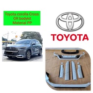 TOYOTA COROLLA CROSS Bodykit Gaya GR Sport (PP) | Corolla Cross GR Style Skirting Bodykit PP Materia