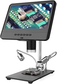 Microscope Digital Microscope for Electronics 8.5 Inch LCD Screen 5-1200X 1280 * 800 1080P，No Batter