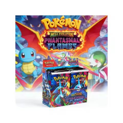 360Pcs Pokemon Card MEGA EVOLUTION Lucario Prismatic Evolutions Game Cartoon English Booster Battle 