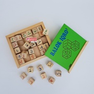 Iqro Blocks Hijaiyah Blocks Wooden Toys