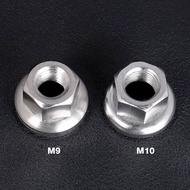 【RSTR】2PCS Stainless steel Bike / Cycle Wheel Axle Track Nuts Sizes M9/M10