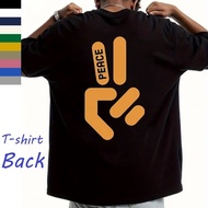 Men's Casual Stylish Print T-Shirt Back Print T Shirt