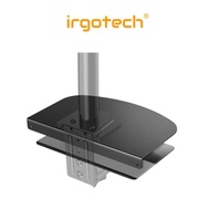 IRGOTECH Reinforcement Plate Desk Clamp Protector for Monitor Stand Mount Clamp, Steel Bracket Plate for Thin Glass and Other Fragile Tabletop, Fits Most Monitor Stand C-Clamp Installation, Tabletop protector, Surface protector plate