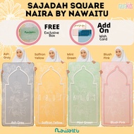 Sajadah Square Naira by Nawaitu (Sejadah Memory Foam) [DELS]