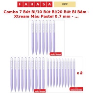 Combo of 7 Ballpoint Pens/10 Ballpoint Pens/20 Ballpoint Pens - Xtream Pastel Color 0.7 mm - Deli Q0