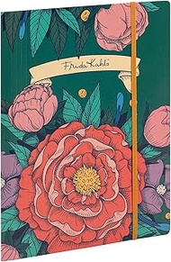 Clairefontaine - 116222C – 1 Elasticated Portfolio Folder 22 x 31 cm 3 A4 Flaps Frida Kahlo Floral D