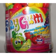 Permen Karet Bola Mini Play Gum Bubble Gum Tutti Frutti Toples 200 pcs