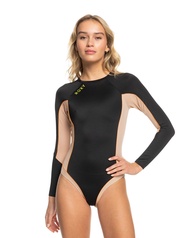 ROXY ชุดว่ายน้ำวันพีชแขนยาวสำหรับผู้หญิง  Active Long Sleeve One-Piece Swimsuit 234 ERJWR03725-KVJ0