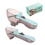 Baking Measuring Spoon Kitchen Gram Spoon Weighing Spoon Measuring Cup with Scale Adjustable Measuri