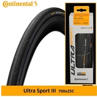 กล่องจักรยานเสือหมอบยาง Continental ยาง Ultra Sport 3 Clincher ยาง700C 23C/25C/28C ยางรถจักรยานยนต์ Continental Ultra Sport