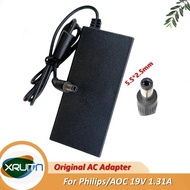Original ADPC1925EX OEM 19V 1.31A AC Adapter Charger for Philips / AOC 24B1XH5 27B2DA 24T1Q LCD Moni