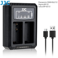 JJC DMW-BLC12 BP-51 BP-DC12 Battery Charger for Panasonic Lumix FZ1000 II G95 G85 G7 G6 G5 GH2 GX8 F