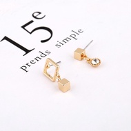 Imbalance Square Crystal Earring