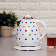 不銹鋼無線1.7公升電熱水壺 - 彩點 KE908-RWB