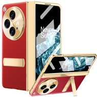 YIQIAN สําหรับ OPPO Find N3 Leather Case พร้อมการป้องกันบานพับ [ตัวป้องกันหน้าจอในตัว] [ตัวป้องกันกล