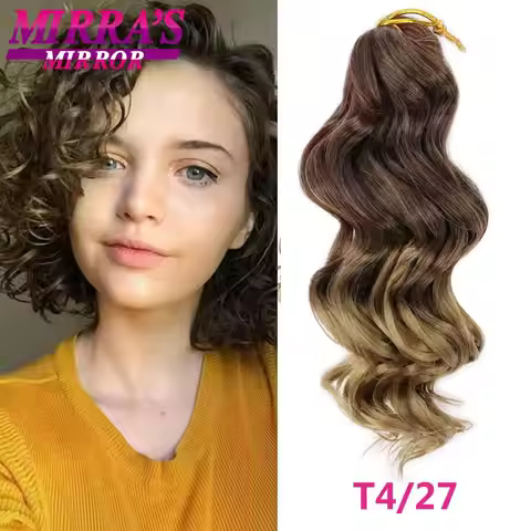 Deep Wave Crochet Hair Short Ocean Wave Crochet Hair 9/12/14 Inch for Black Women Curly Crochet Hair