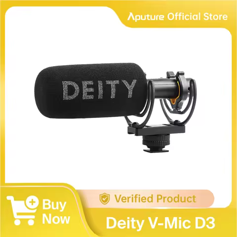 Deity V-Mic D3 Video Studio Super-Cardioid Directional Shotgun Microphone Off-axis Performance Low D