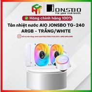 JONSBO TG-240 ARGB AIO water cooler - WHITE/WHITE