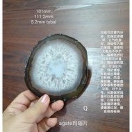 perhiasan batu akik agate decoration玛瑙片摆件