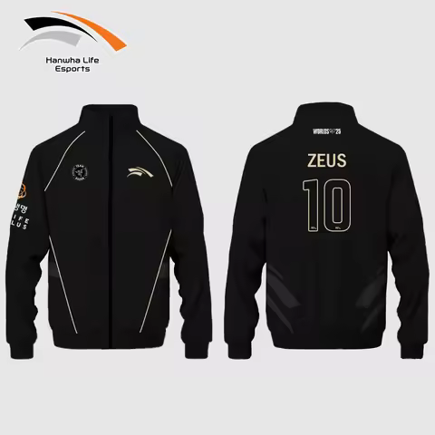 HLE Esports Team Jacket Uniform Custom 2025 World Championship Player Training Jersey Mens Autumn/wi