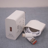 Original Huawei 100W USB Charger SuperCharging Wall Power Adapter Type C Cable For Huawei Nova 14 13