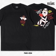 Power 7 Shop "Villains" Cartoon T-Shirt Authentic DISNEY License (FMX-054)