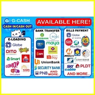 Gcash Landscape with Pay bills & Bank Transfer