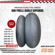 Ninja, ZX, R25, CBR Pirelli Diablo Superbike 100 Sport Motorcycle Tires 70-17//120/70-17/125/70-17/2