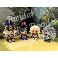 【Handmade手工】Genshin Impact Figure 3D Mini Seating Perler Beads- Cyno Tighnari Alhaitham Kaveh原神迷你立体拼