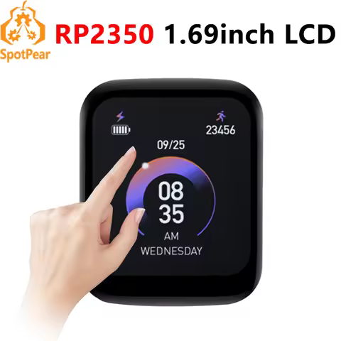 Raspberry Pi Pico 2 RP2350 1.69 inch LCD TouchScreen Development Board 240x280 1.69inch Display QMI8