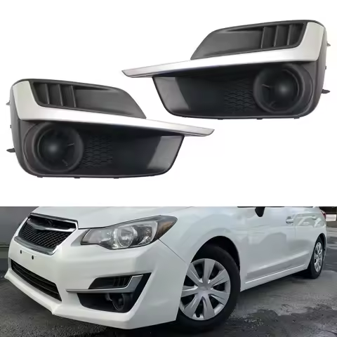 For Subaru Impreza 2015 2016 Car Front Fog Lamp Front Bumper Fog Lamp Frame Cover Fog Lamp Trimming