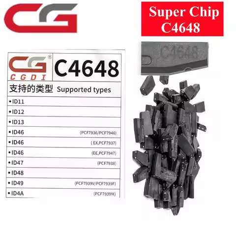 CGDI C4648 Super Chip ID 11 12 13 46 47 48 49 4A Use for CGDI K2 Smart Key Tool