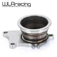 WLR - Stainless Steel Turbo Flange Adapter For T3 T4 T04E GT35 GT3071R Turbo 5 Bolt to 3" V-Band Fla