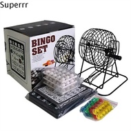 With SUPERRR 75 Ball Bingo Hine 150 Token Markers 18 Card Bingo Game Cage Bingo Plies Set