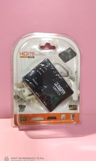 ☎️65955955、 全新貨品、HDMI 3 連接埠切換器 3 進 1 出切換器 - HDMI 切換器選擇器盒自動切換器帶遠端遙控器、實物圖片