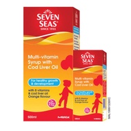 (EXP: 05/27) P&G SEVENSEAS MULTI-VITAMIN SYRUP WITH COD LIVER OIL 500ML+100ML (ORANGE)