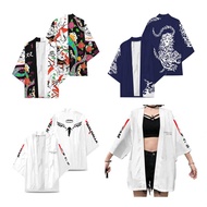 Anime Tokyo Revengers Cosplay Cloak Kawata Nahoya Valhalla Kazutora Hanemiya Japanese Kimono Cardigan Robe Coat