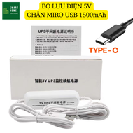 Bộ lưu điện Camera Wifi UPS 12V và 5V Nguồn dự phòng 12V và 5V tùy chọn.