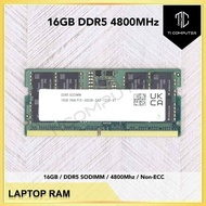 Used 16GB DDR5 4800MHz PC5-38400 SODIMM Laptop Memory Notebook RAM