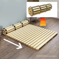 Solid Wood Bed Board Tatami Mattress Breathable Bed Frame Row Frame Moisture-proof Foldable Mattress P03D JCXM