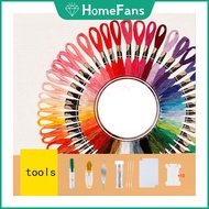 HF 100 Color Hand Embroidered Thread Clothes Diy Art Set Cross Stitch Wiring European Cotton Diy Emb