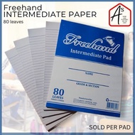 A's INTERMEDIATE PAPER (1 Pad) - GRADE 5&6 Intermediate Writing Pad Long Pad (SOLD PER PAD )
