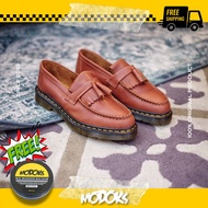 Original Dr martens Adrian YS loafer tassel, saddle tan, carrara leather