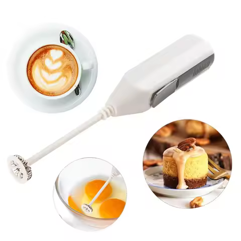 Coffee Mixer Frother Electric Mini Whisk Handheld Drink Mixer Small Hand Mixer Mini Whisk Drink Mixe