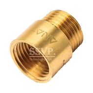 (J143-015-000-5-P) Straight Joint I. Italy Brass Size 1/2 Inch