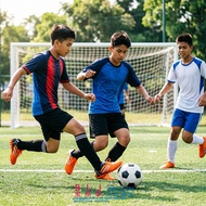 Football Bootball Boots TF Spikes Anti-Slip Durable Lace-Up Children's Competition Training Shoes EU