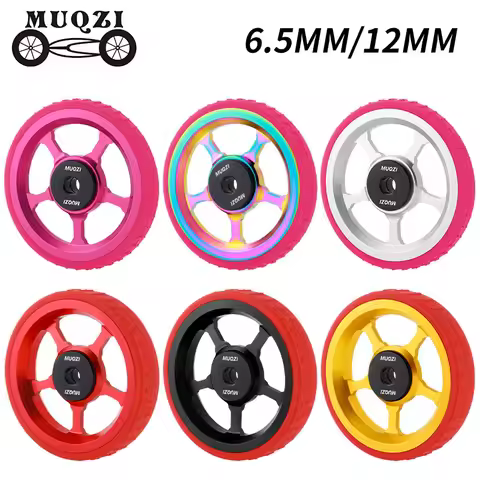 MUQZI Compatible with Brompton Folding Bike Eazy Roller Wheels