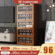 Large Shoe Cabinet With Door Rak Kasut Glass Door Storage Cabinet Almari Kasut Kabinet Kasut Rak Kas